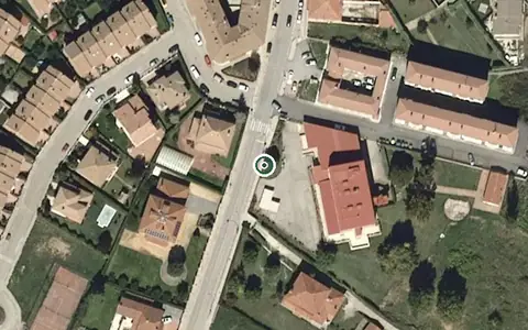 Vista aérea de la ubicación de Residencia de Personas Mayores Santa María la Mayor