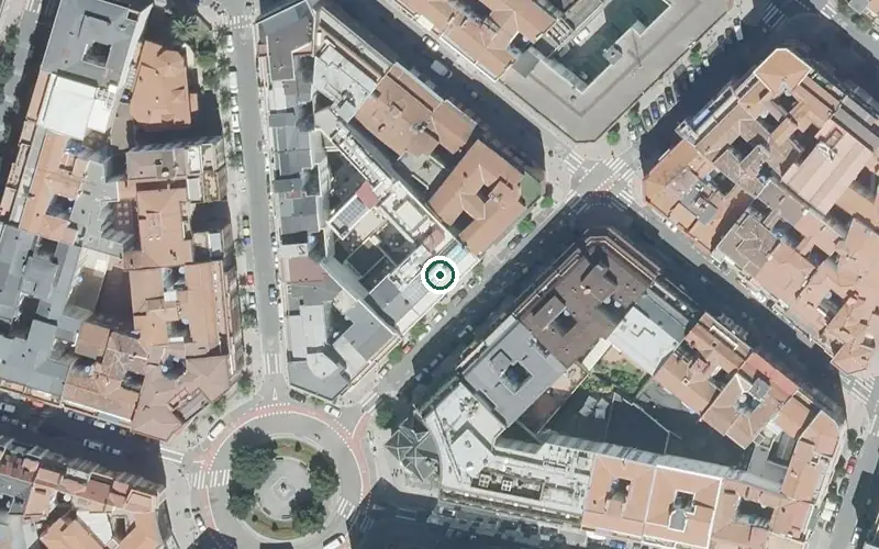 Vista aérea de la ubicación de Residencia Ballesol Egoitza