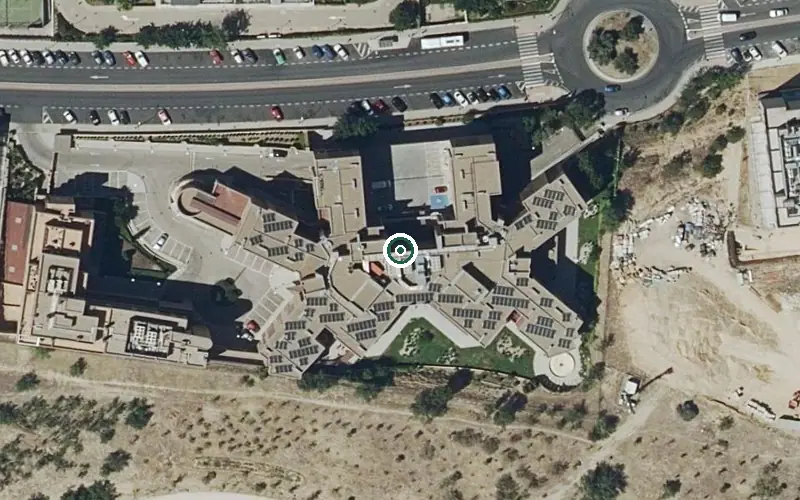 Vista aérea de la ubicación de Residencia Bouco Madrid Aravaca