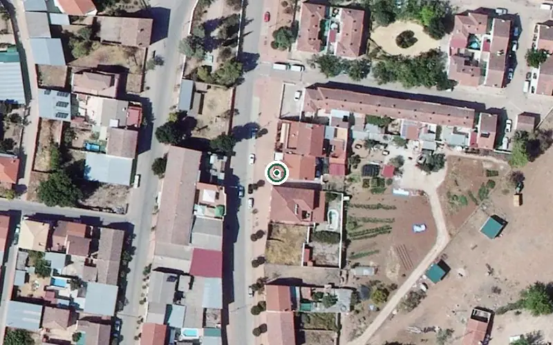 Vista aérea de la ubicación de Residencia para Personas Mayores Aura Sorihuela