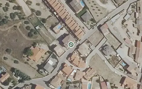Vista aérea de la ubicación de Vivienda de Mayores Municipal
