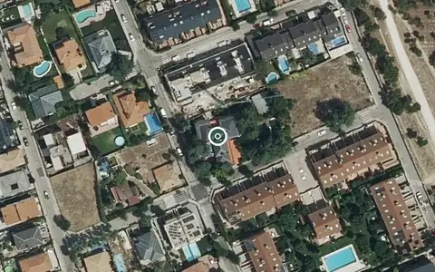 Vista aérea de la ubicación de Residencia La Salud
