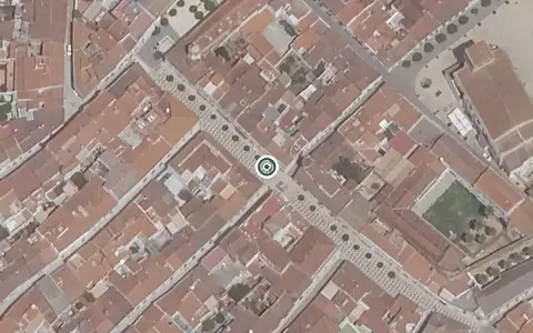 Vista aérea de la ubicación de Fundación Hospital y Santa Casa de Misericordia