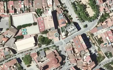 Vista aérea de la ubicación de Servei d'Acolliment Diürn de la Llar Municipal d'Avis Dr. Josep Mestre
