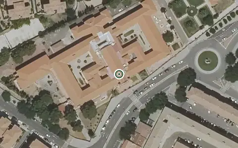 Vista aérea de la ubicación de Residencia de Mayores Santa Casilda