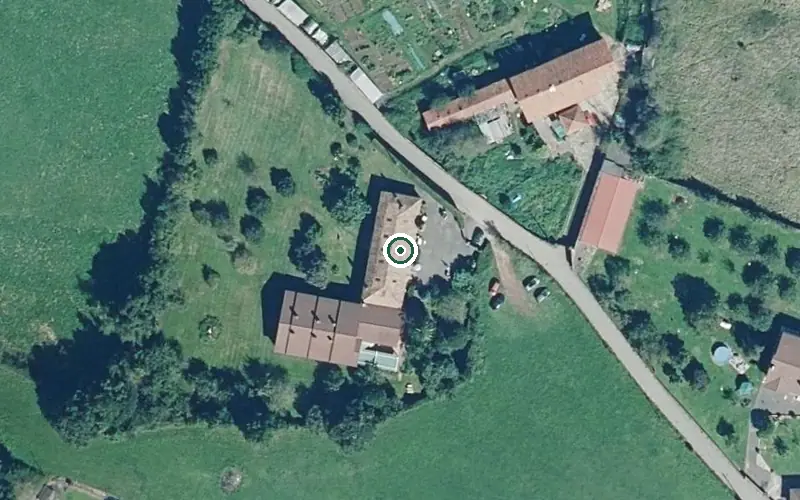 Vista aérea de la ubicación de Residencia Geriátrica Quinta Victoria