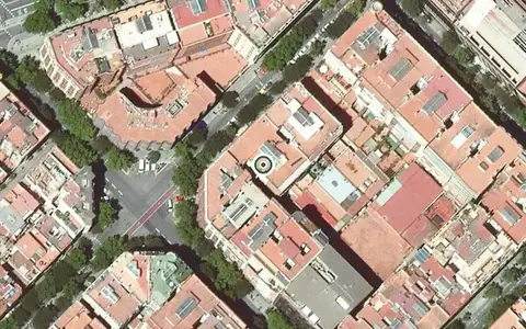 Vista aérea de la ubicación de Residència Sant Daniel