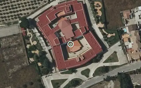 Vista aérea de la ubicación de Residencia de Ancianos Santísima Vera Cr