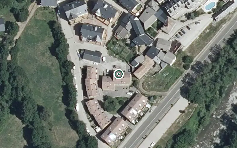 Vista aérea de la ubicación de Residencia Fundación Municipal Centro de Tercera Edad