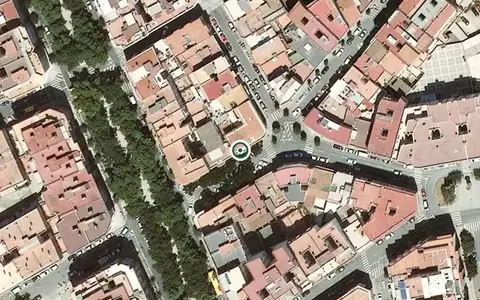 Vista aérea de la ubicación de Residència Passeig Prim