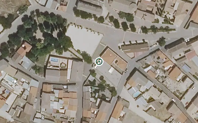 Vista aérea de la ubicación de Vivienda Municipal de Mayores