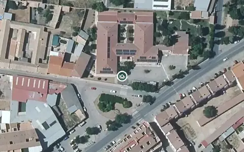 Vista aérea de la ubicación de Residencia de Mayores San Clemencio