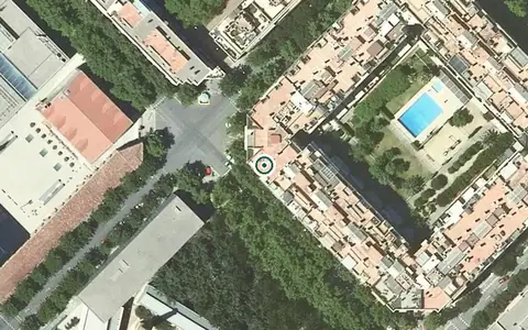 Vista aérea de la ubicación de Residència Amavir Diagonal