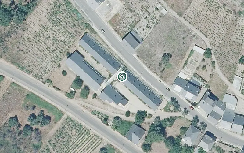 Vista aérea de la ubicación de Residencia Carballeda