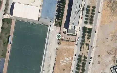 Vista aérea de la ubicación de Centro de Día para Mayores Municipal