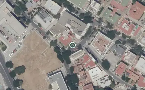 Vista aérea de la ubicación de Centro Residencial para Mayores Gades
