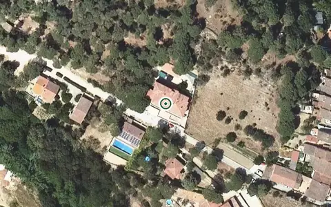 Vista aérea de la ubicación de Llar d'Avis Cal Garret