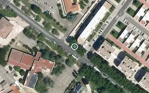Vista aérea de la ubicación de Residencia de Personas Mayores San Telmo.