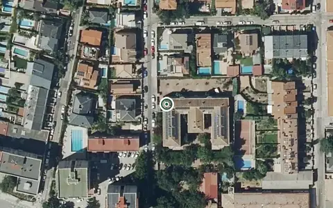 Vista aérea de la ubicación de Residencia Padre Eladio