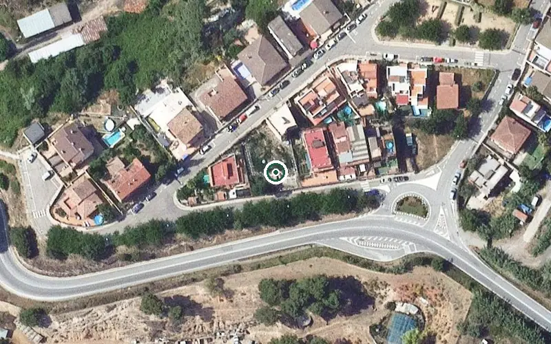 Vista aérea de la ubicación de Residència Gravi