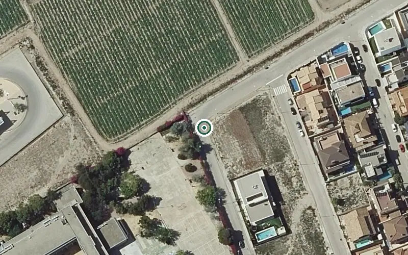 Vista aérea de la ubicación de Residencia P.m.d. Casaverde Almoradi