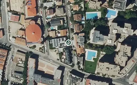 Vista aérea de la ubicación de Residencia Lusanz