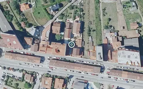 Vista aérea de la ubicación de Centro de Día para Persoas Maiores Contigo Cangas