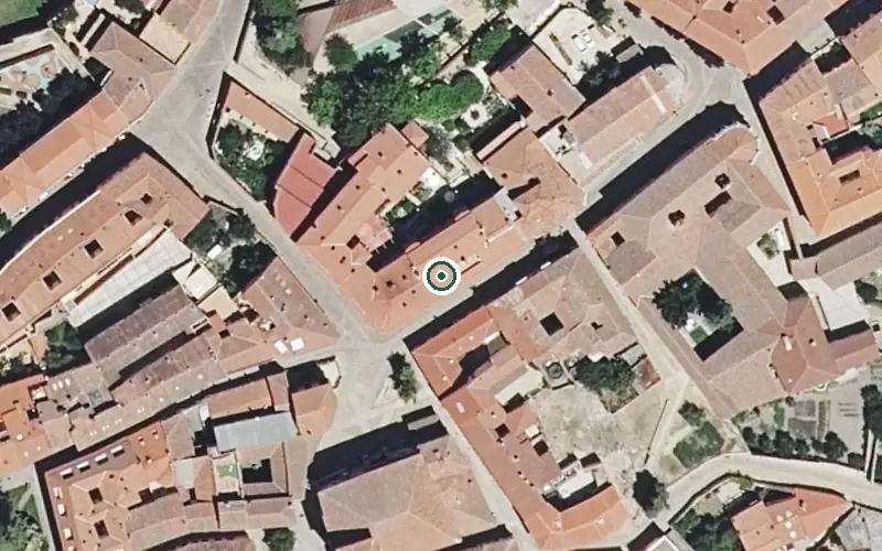 Vista aérea de la ubicación de Residencia Amor de Dios de Personas Mayores