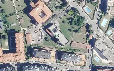 Vista aérea de la ubicación de Castro Urdiales