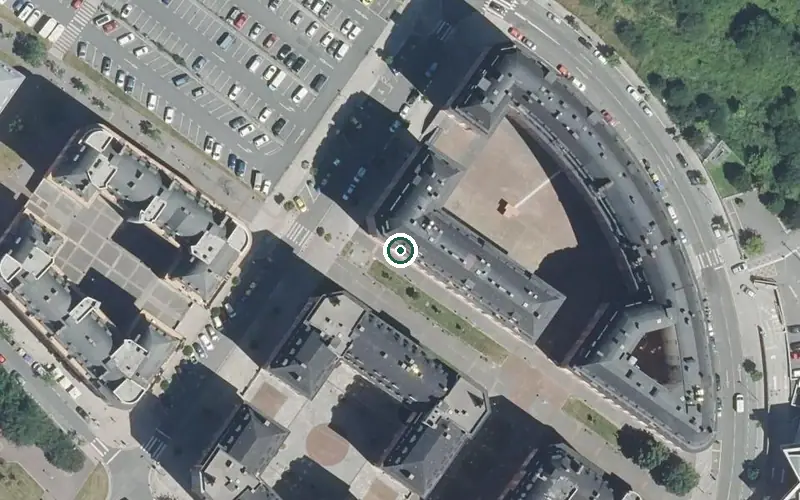 Vista aérea de la ubicación de Residencia Anai-cantero i Egoitza