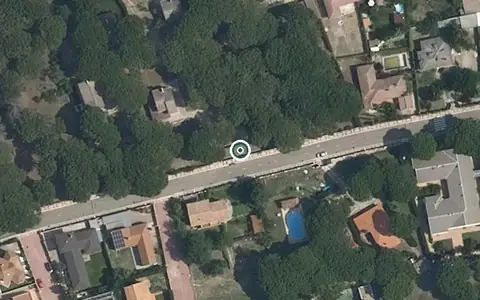 Vista aérea de la ubicación de Residencia de Personas Mayores Lacort-viana