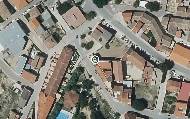 Vista aérea de la ubicación de Residencia de Mayores Noguera del Arco