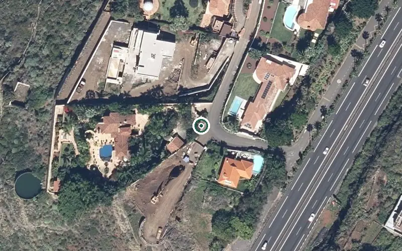 Vista aérea de la ubicación de Residencia Mayores Ventana Paraiso