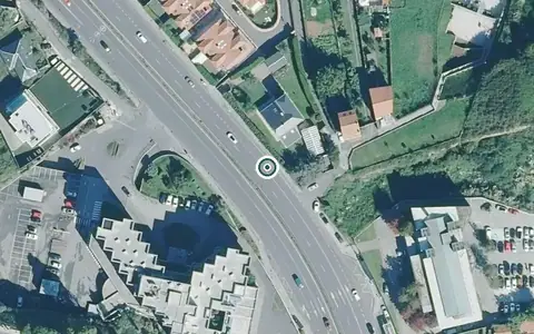 Vista aérea de la ubicación de Vivienda Comunitaria Sant Yago 1