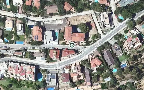 Vista aérea de la ubicación de Centro Vallvidrera