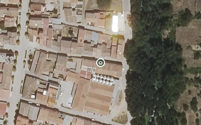 Vista aérea de la ubicación de Residencia de Mayores Municipal Fuenmaria