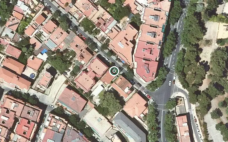 Vista aérea de la ubicación de Masdeu Hogar
