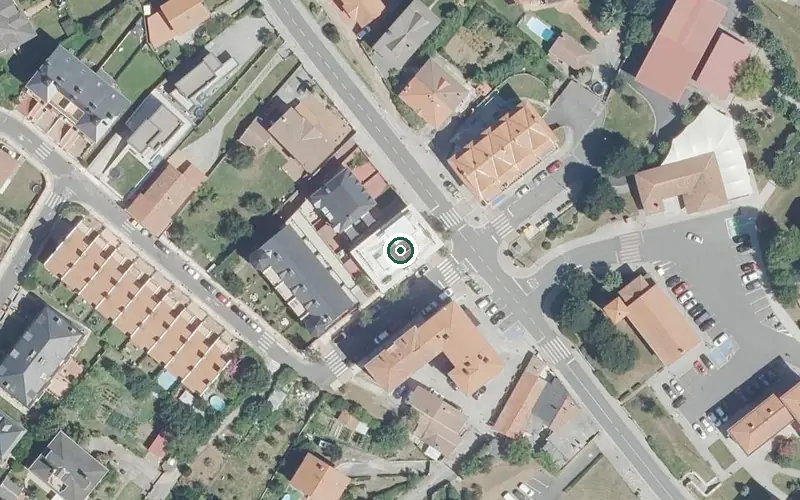 Vista aérea de la ubicación de Residencia Sanfuentes Egoitza
