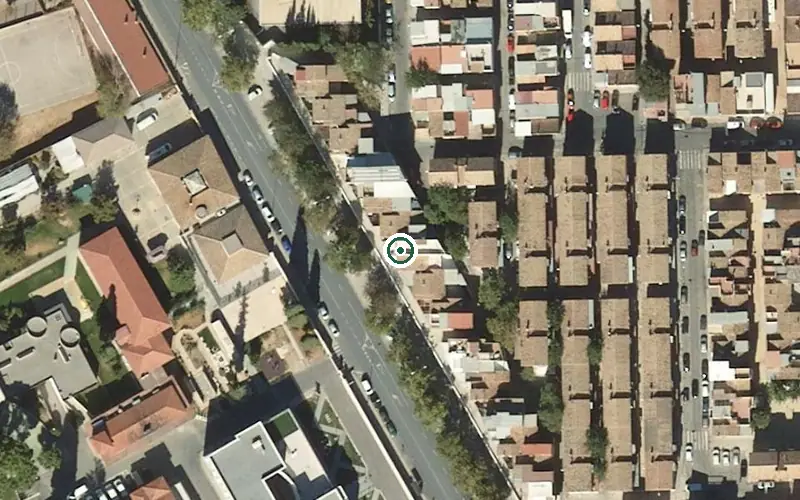 Vista aérea de la ubicación de Centro de Día para Mayores Claret Granada