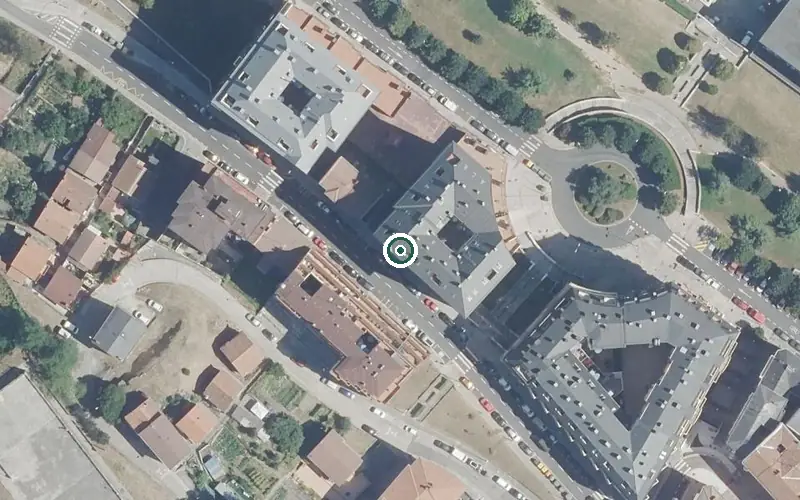 Vista aérea de la ubicación de Residencia Zoragarri Egoitza
