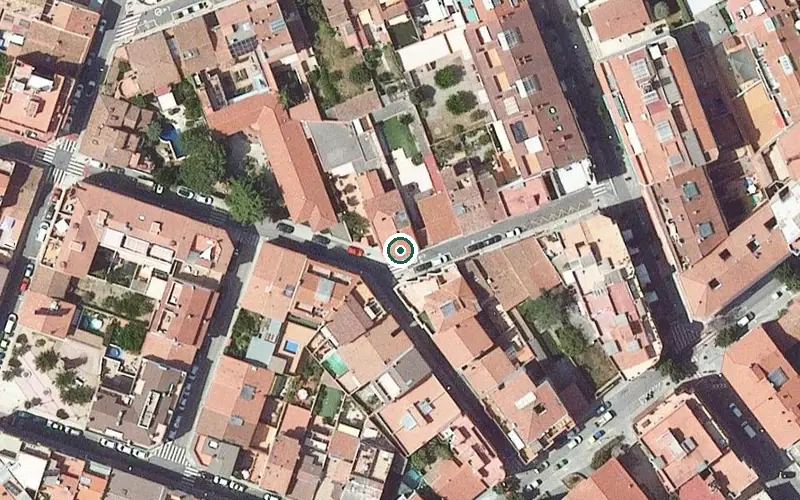 Vista aérea de la ubicación de Centre de dia Obra Social Benèfica de Castellar del Vallès