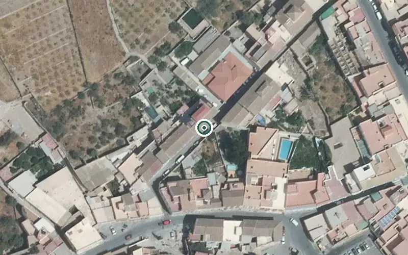 Vista aérea de la ubicación de Centro de Día para Mayores Berja