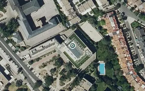 Vista aérea de la ubicación de Residencia Sanitas Mirasierra