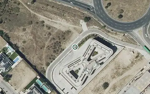 Vista aérea de la ubicación de Residencia Caser Majadahonda