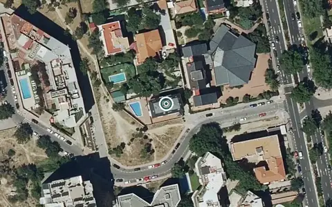 Vista aérea de la ubicación de Residencia Grupo 5 Pinar de Chamartín