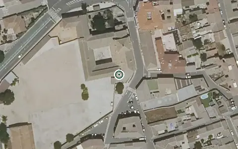 Vista aérea de la ubicación de Vivienda Municipal de Mayores