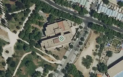 Vista aérea de la ubicación de Residencia Madrid Sur