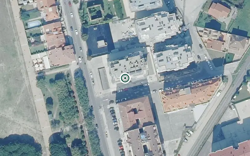 Vista aérea de la ubicación de Centro de Día para Persoas Maiores Lembranzas Vilagarcia