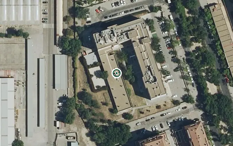 Vista aérea de la ubicación de Residencia Amavir Villaverde (Plan Velocidad)