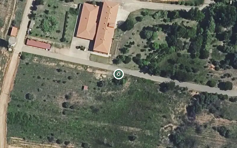Vista aérea de la ubicación de Residencia de Personas Mayores San Tirso